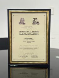 Distinción al mérito Carlos Ardila lulle 2018